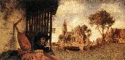 FABRITIUS, Carel View of the City of Delft dfg oil on canvas